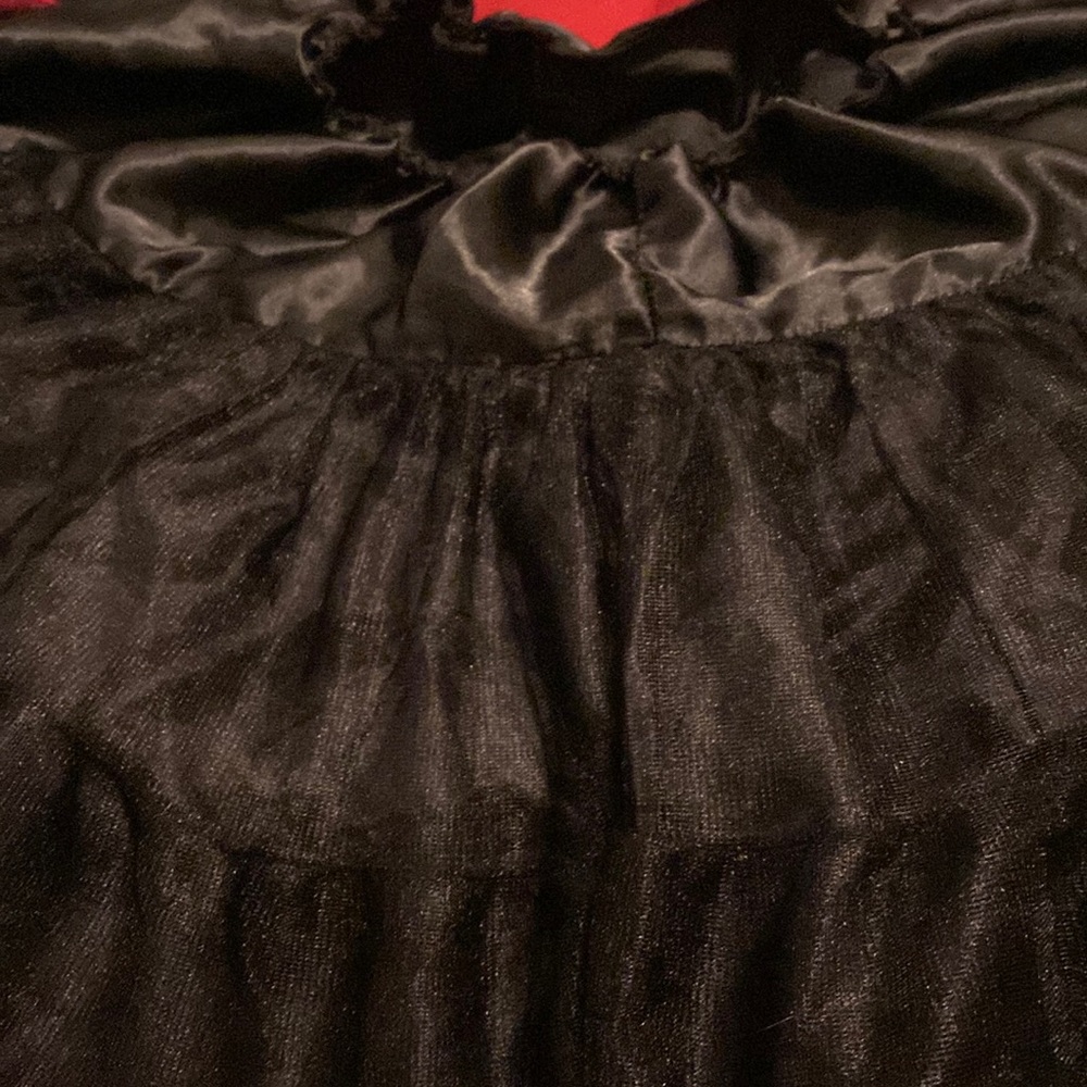Black tutu skirt for kids in large